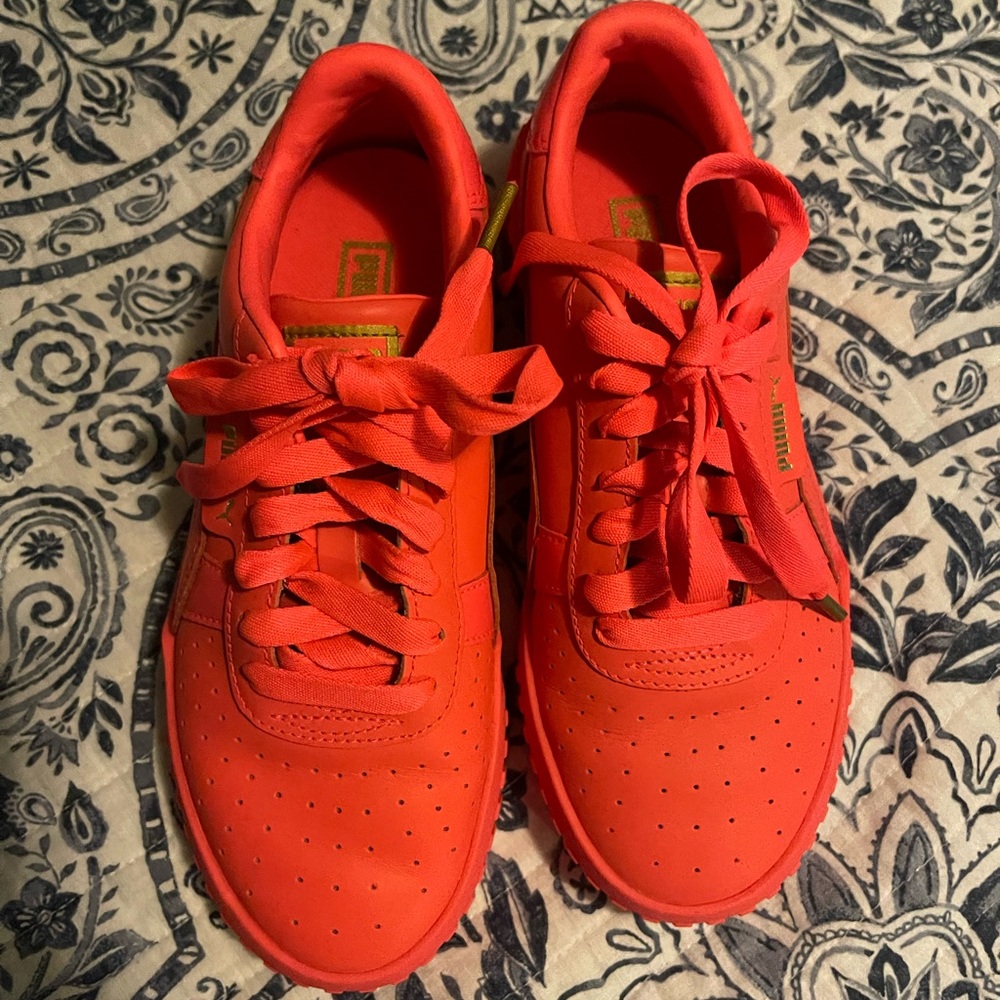 New Puma woman sneakers bright orange/coral - Picture 3 of 3